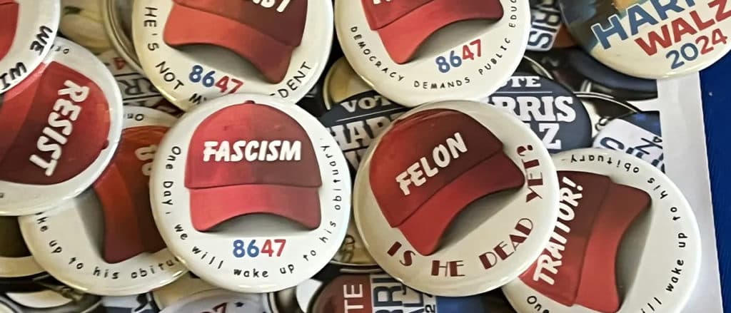 Sheriff Weighs Charges After Ohio Dems Hand Out ‘Is He Dead Yet’ Trump Buttons At Fair