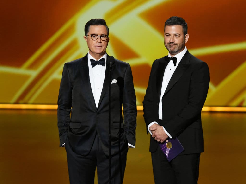 Late-night Show Crossover: Colbert, Kimmel Guest on Each Other’s Show
