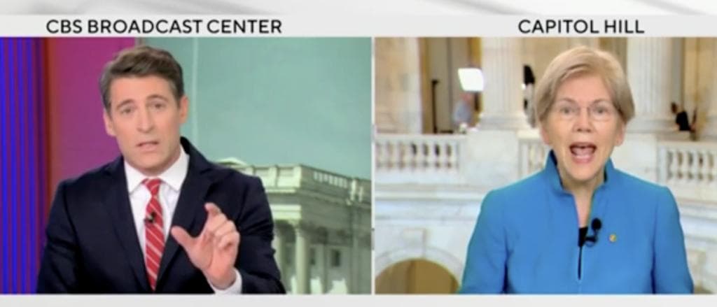 âFlat-Out Lie!â: Elizabeth Warren Lashes Out At CBS News Host Confronting Her About Giving Non-Citizens Healthcare