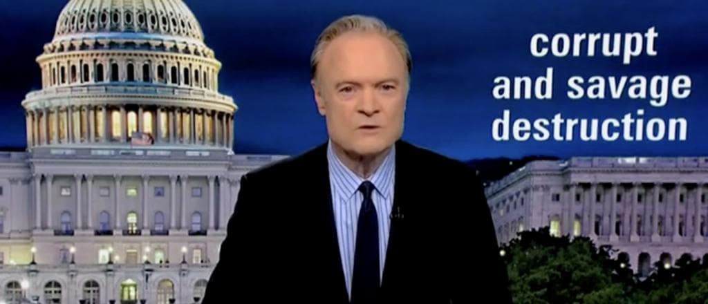 MSNBCās Lawrence OāDonnell Rages At CNN For Hiring Scott Jennings