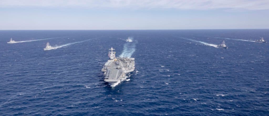 US Deploys Gerald Ford Carrier Strike Group To Target Cartels