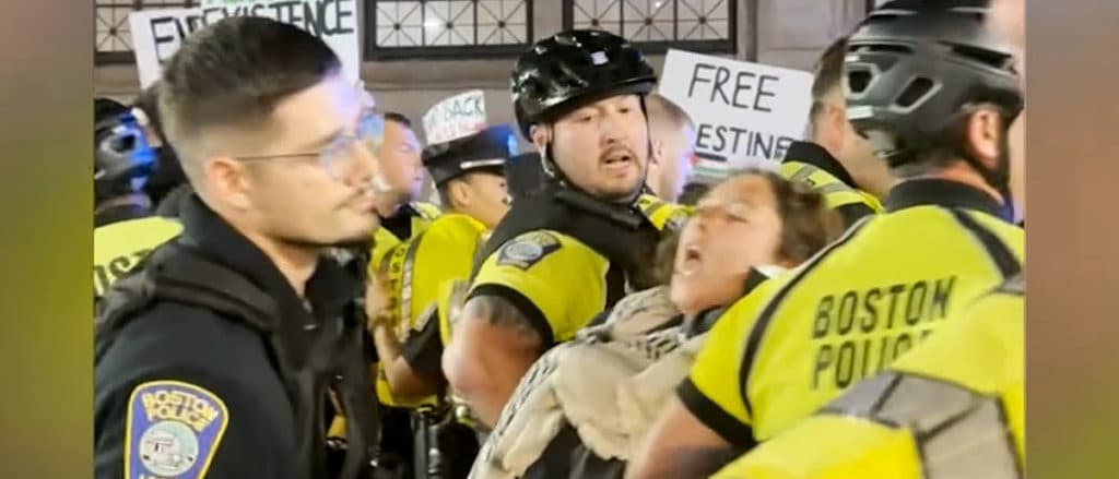 Violent Pro-Palestinian Oct. 7 Protest Leaves Four Boston Officers Hospitalized