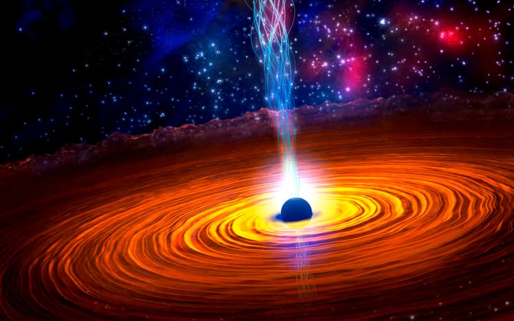 Brighter Than 10 trillion Suns: Scientists Spot Record-Breaking Flare from a Distant Black Hole
