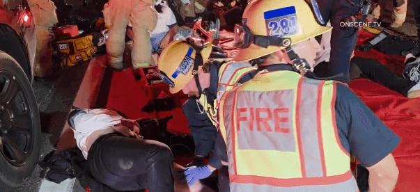 20 Hospitalized After Church Camp Bus Overturns in Southern California Mountains