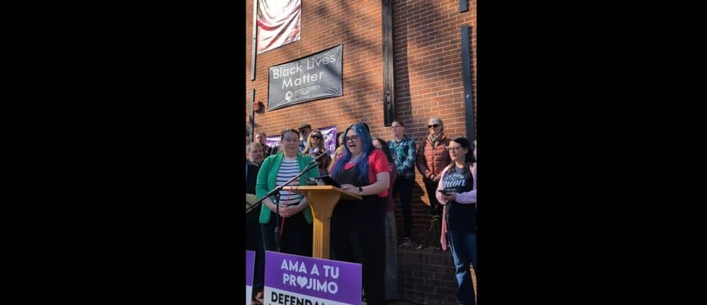 Blue-Haired Teachersā Union Leader Blasts ICE As Conga Line Of Liberals Pile On Trump Admin