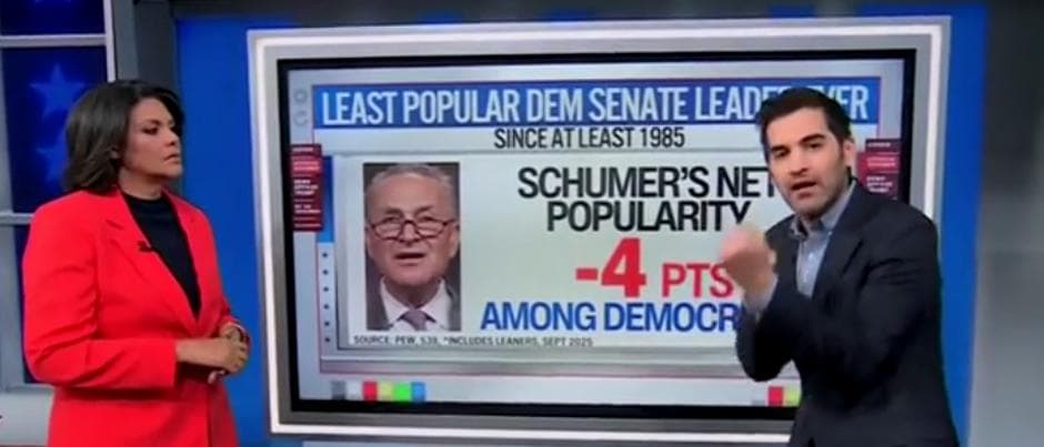 CNN’s Harry Enten Runs Through Horrific Numbers For Chuck Schumer
