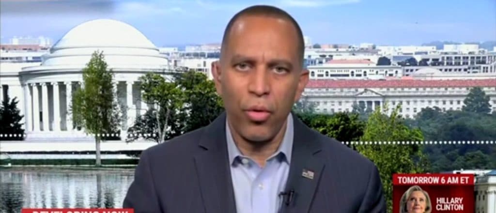 Hakeem Jeffries Canât Stop Repeating Himself When Reporter Presses Him On House Democratâs Texts With Epstein
