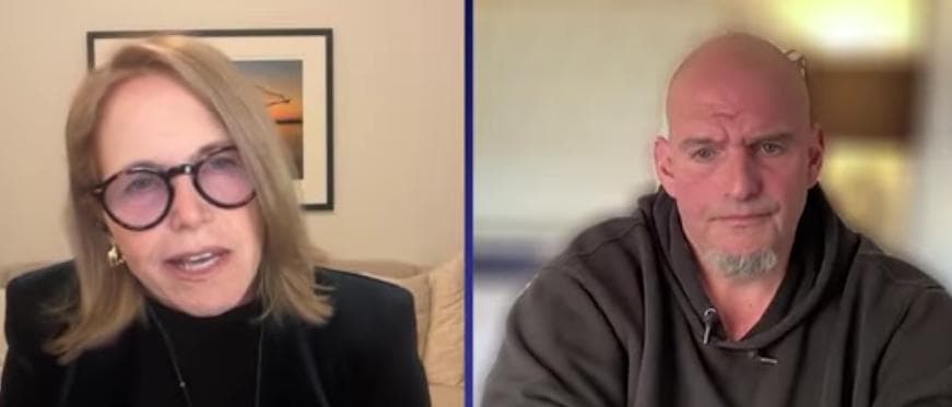 John Fetterman Doesnât Bite As Katie Couric Prods Him To Condemn Charlie Kirk