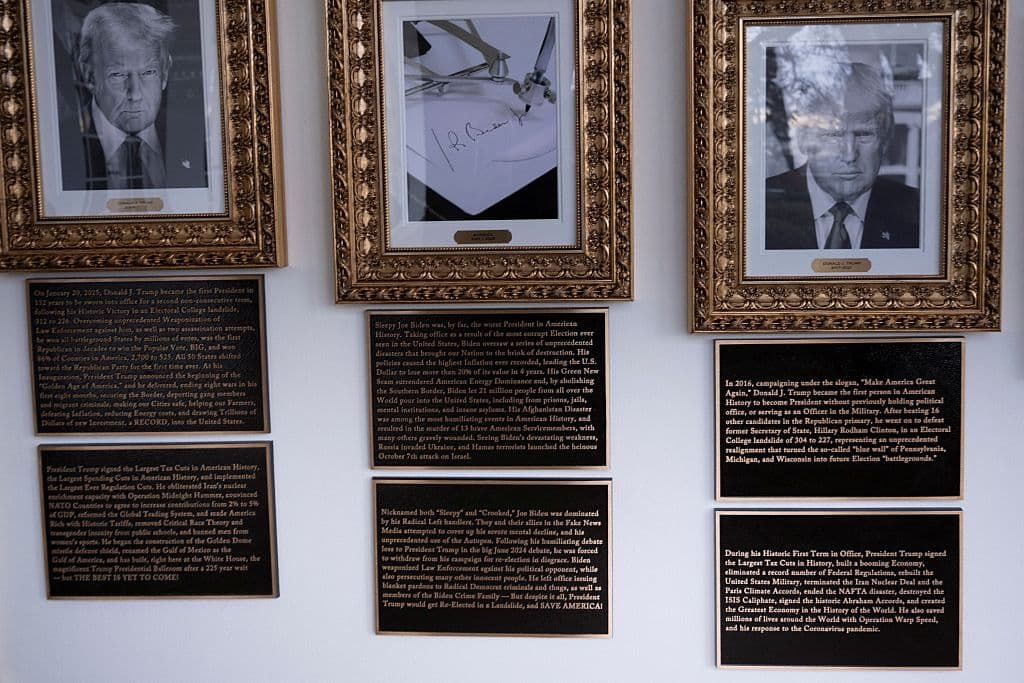 Joe Rogan Slams Trump on Biden Plaque