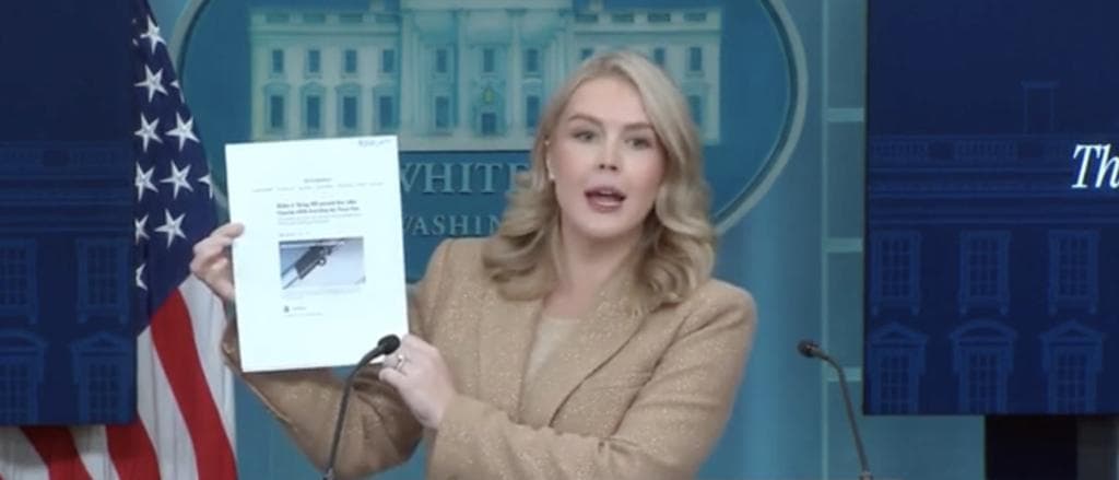 Karoline Leavitt Dropkicks Reporter Who Wrote Rosy Story About Bidenās Health, But Questioned Trumpās Fitness