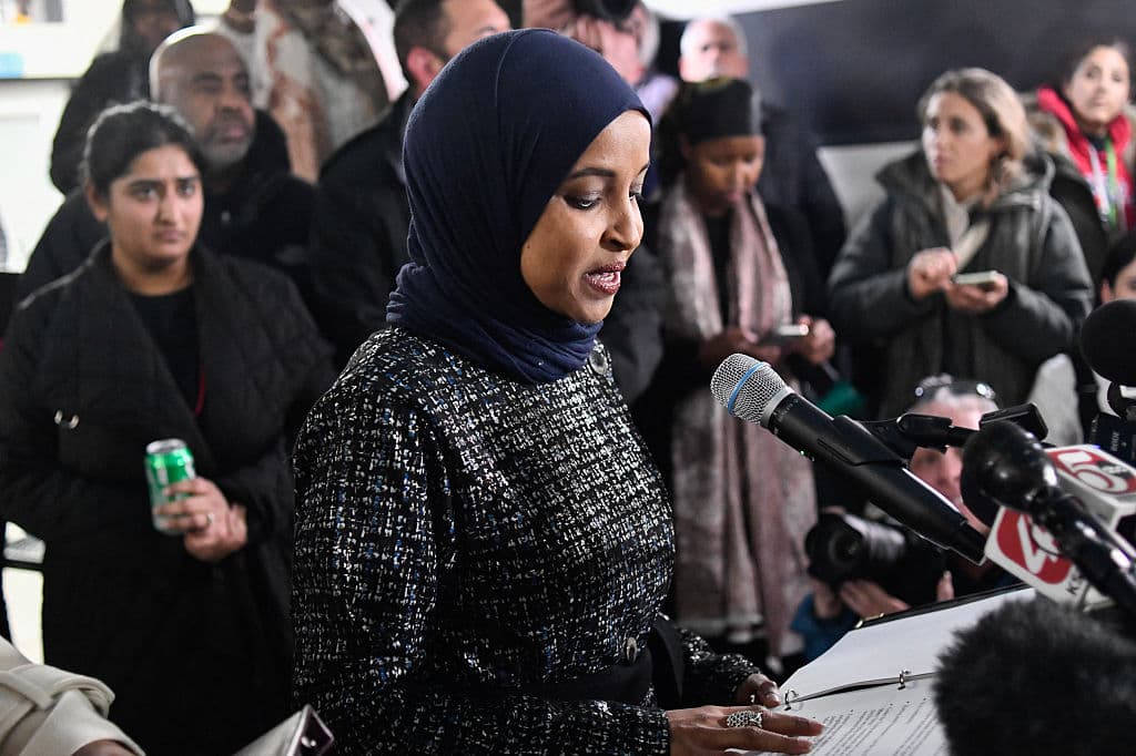 Omar Blames Trump After Syringe Attack at Minneapolis Event: āSo Obsessed With Meā