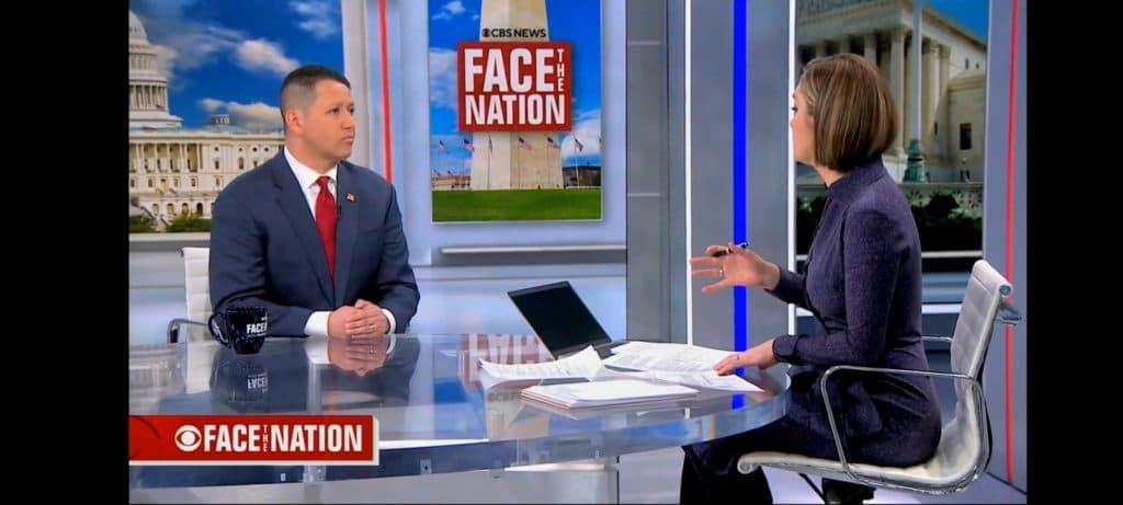 Margaret Brennan Appears Shocked GOP Rep Tony Gonzales Wants To Enforce The Law, Questions His Compassion