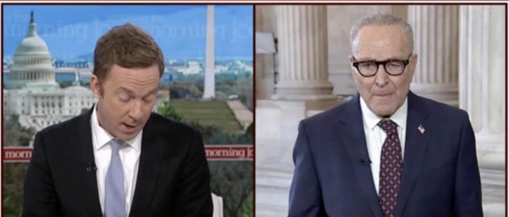 âMorning Joeâ Host Reminds Chuck Schumer Americans Want Voter IDâBut He Doesnât Seem To Care