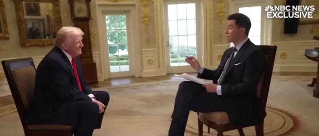 Trump Claps Back At NBC News Host In Segment That Didnât Air On TV