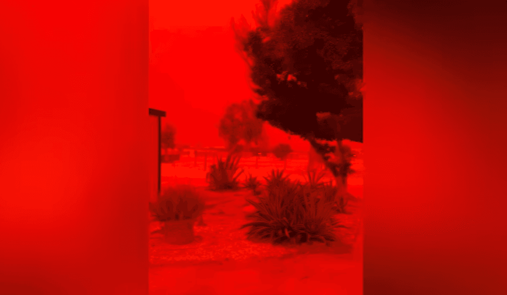 Watch: Blood-Red Skies Rattle Australia’s West Coast