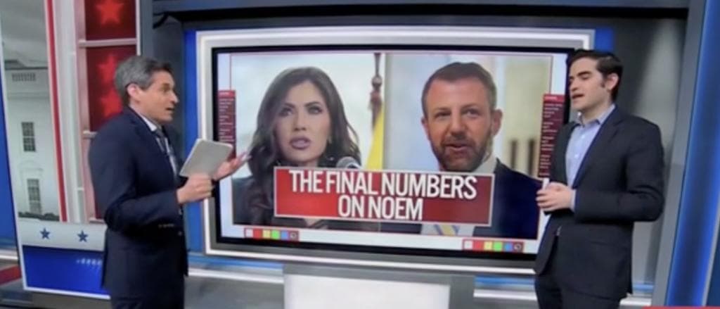 CNN Data Analyst Says Americans Overwhelmingly Support Trumpâs Decision To Remove Noem