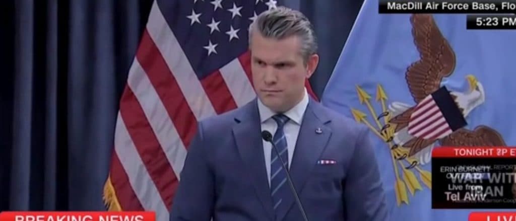 Pete Hegseth Addresses Possible Refugee Surge Following US Military Action In Iran
