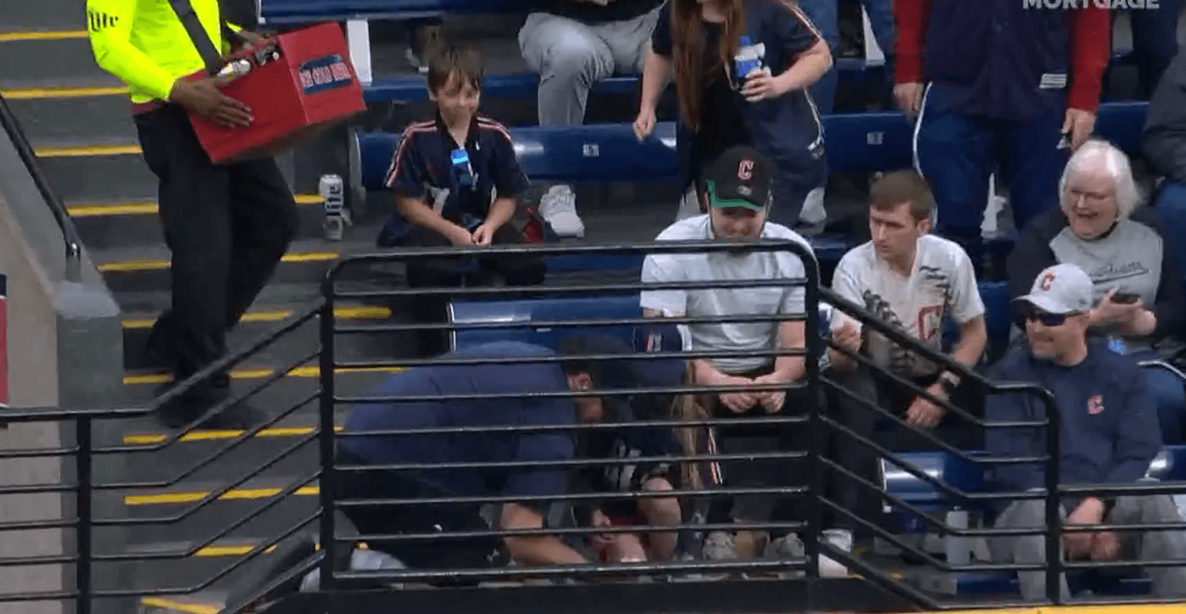 Sideline Reporter Steps In After Fan Snatches Ball From Young Girl