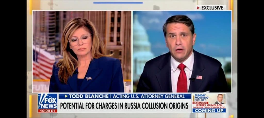 âWhat Is Not Ready?â: Maria Bartiromo Presses Acting AG On Probe Into Trump-Russia Hoax