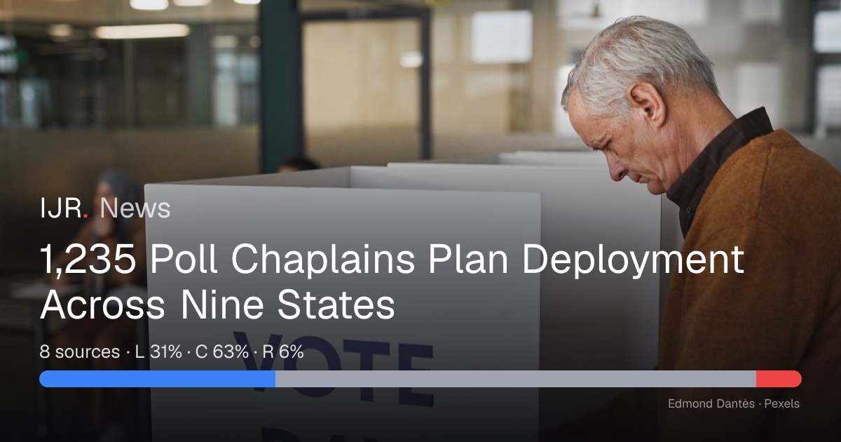 1,235 Poll Chaplains Plan Deployment Across Nine States — IJR News