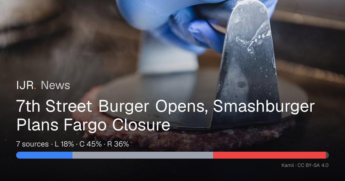 7th Street Burger Opens, Smashburger Plans Fargo Closure — IJR News