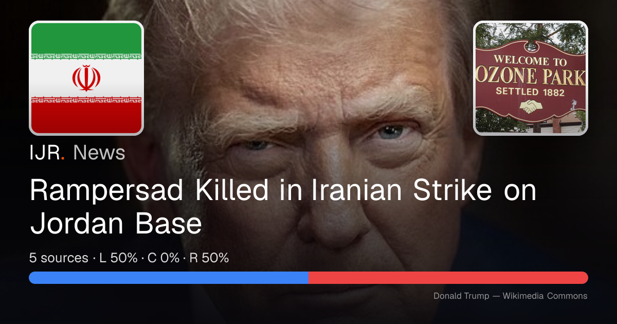 Rampersad Killed in Iranian Strike on Jordan Base — IJR News