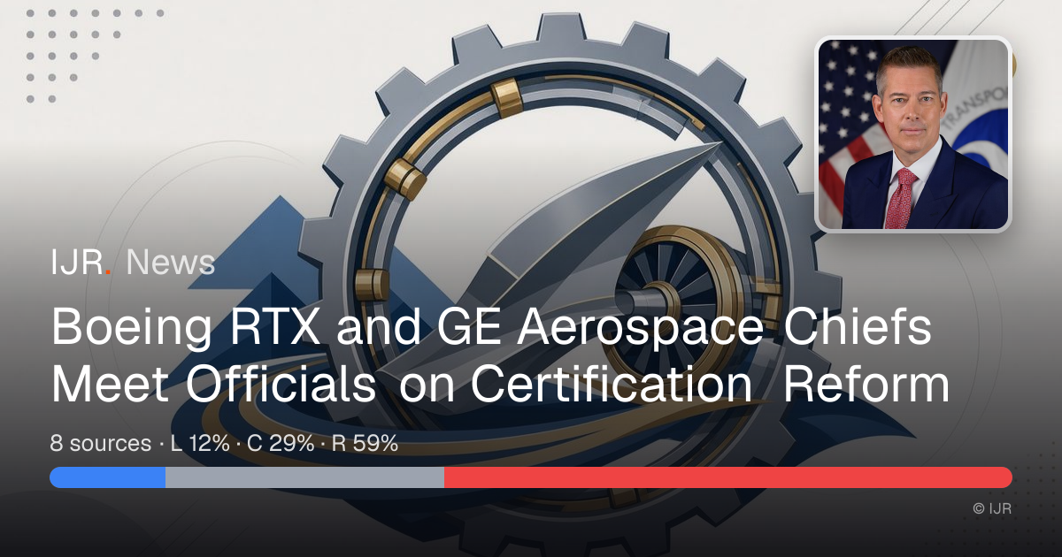 Aerospace CEOs Meet Officials on Certification Reform — IJR News