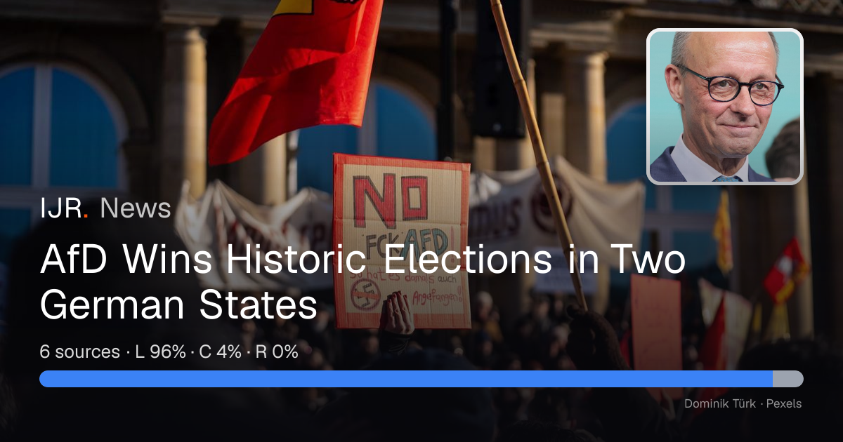 AfD Wins Historic Elections in Two German States — IJR News