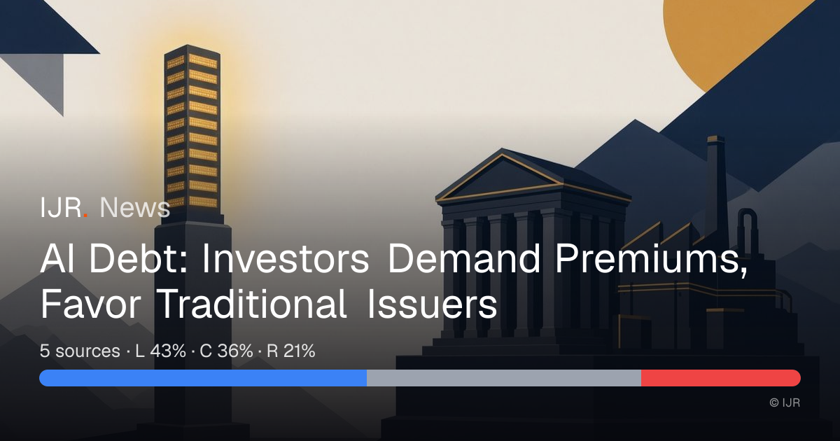 AI Debt: Investors Demand Premiums, Favor Traditional Issuers — IJR News