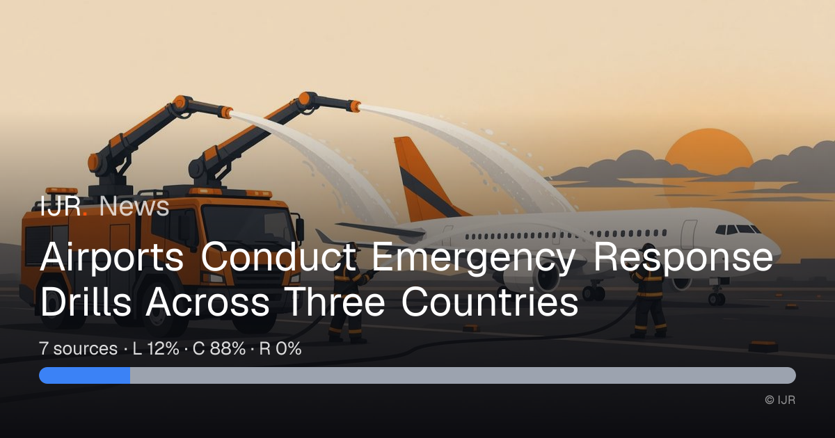 Airports Conduct Emergency Response Drills Across Three Countries — IJR ...