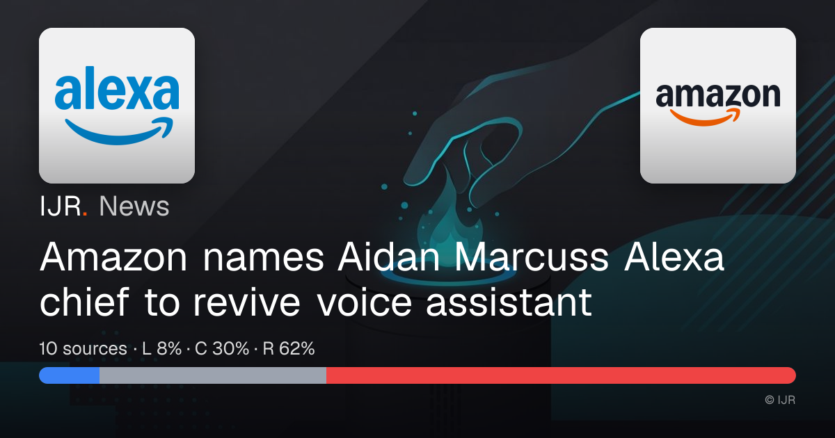 Amazon names Aidan Marcuss Alexa chief to revive voice assistant — IJR News