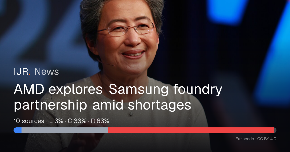 AMD explores Samsung foundry partnership amid shortages — IJR News