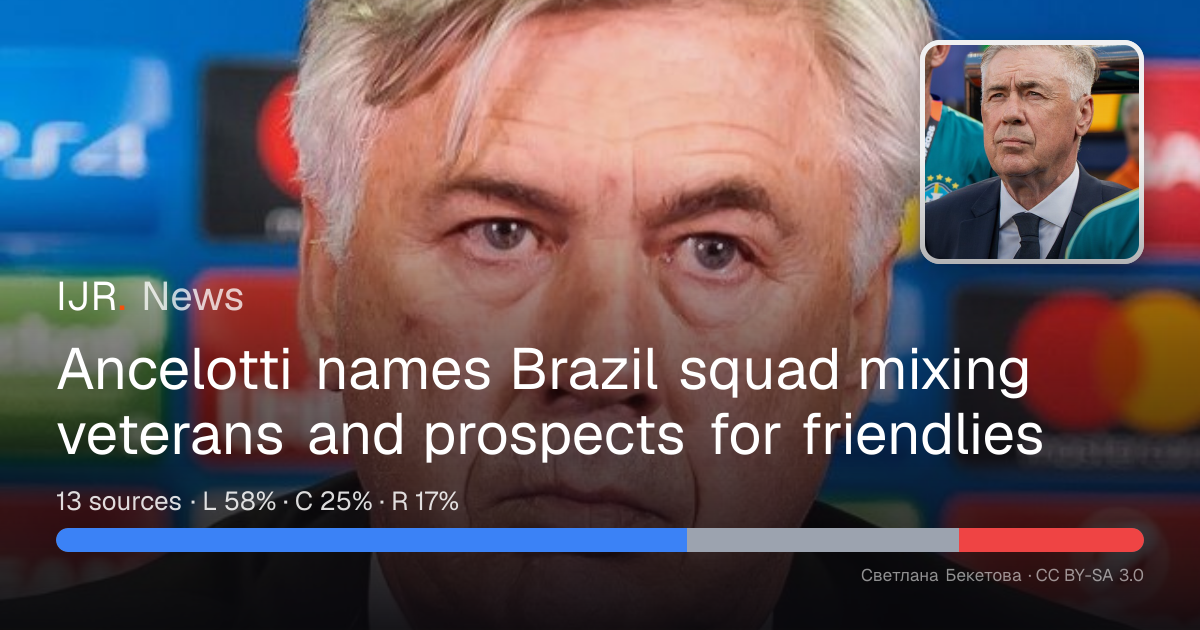 Ancelotti names Brazil squad mixing veterans and prospects for ...