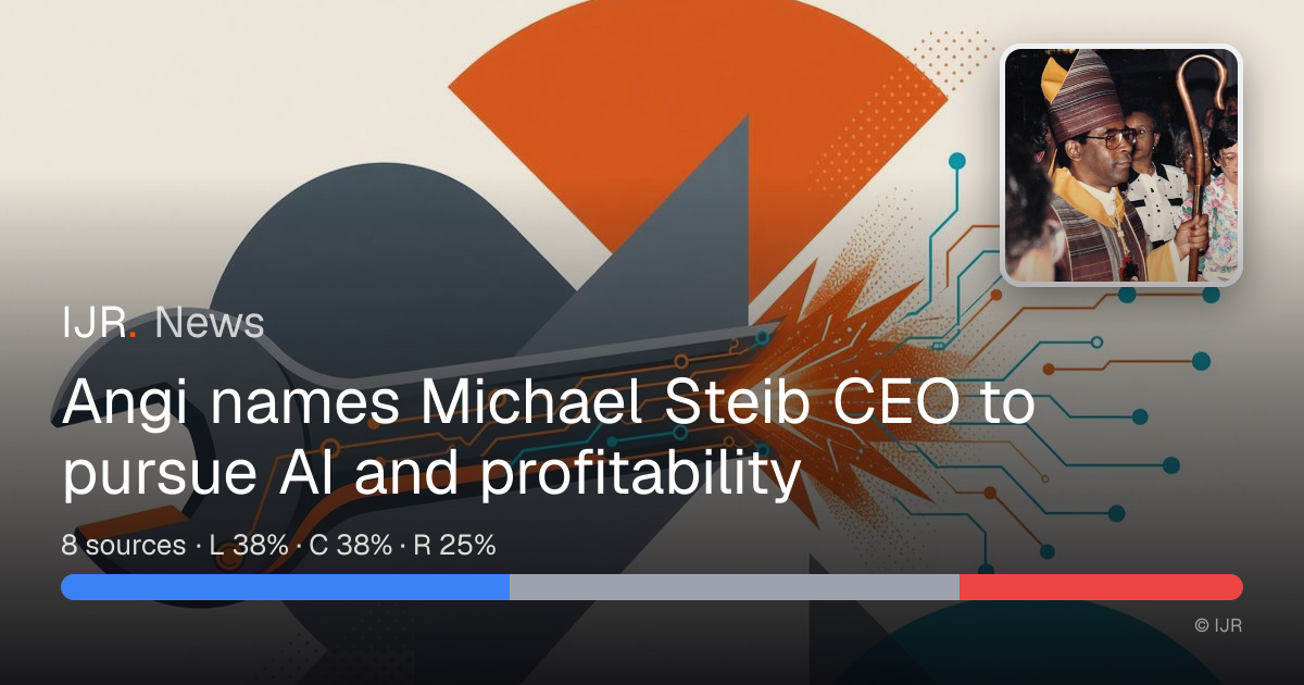 Angi names Michael Steib CEO to pursue AI and profitability — IJR News