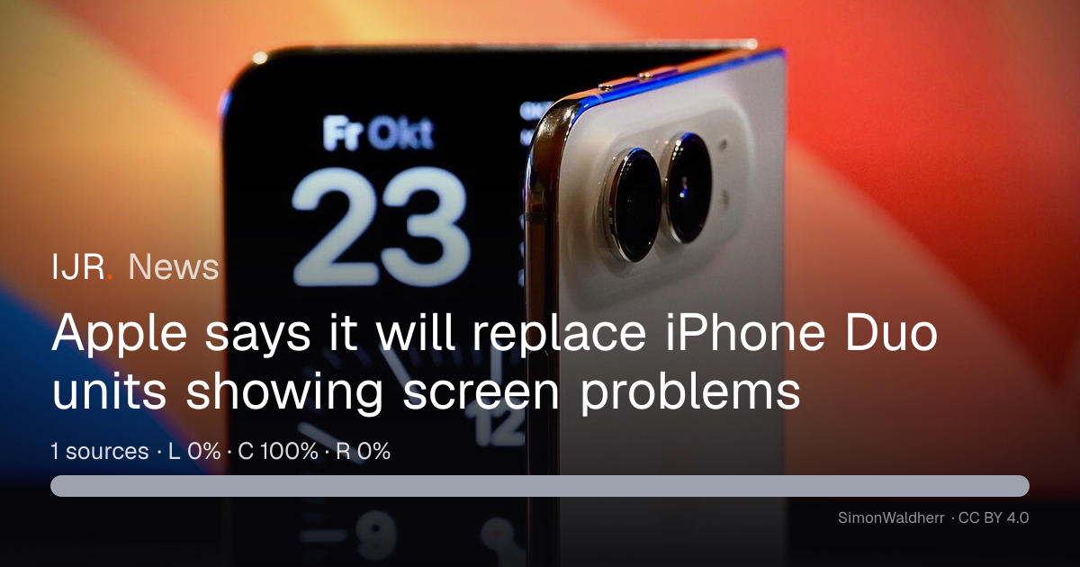 Apple says it will replace iPhone Duo units showing screen problems ...