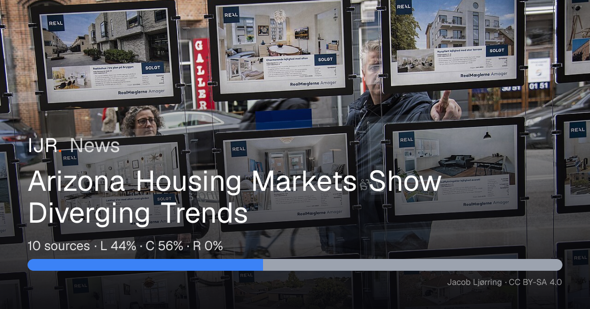 Arizona Housing Markets Show Diverging Trends — IJR News