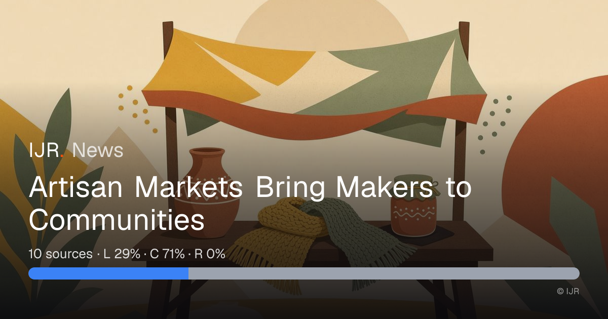 Artisan Markets Bring Makers to Communities — IJR News