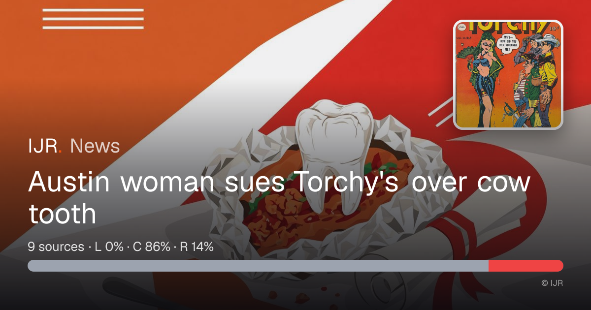 Austin woman sues Torchy's over cow tooth — IJR News