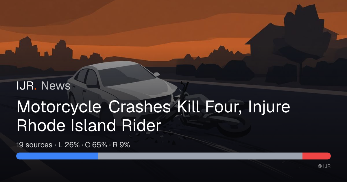 Motorcycle Crashes Kill Four, Injure Rhode Island Rider — IJR News
