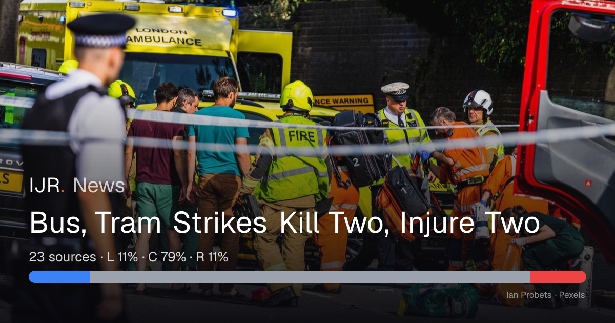 Bus, Tram Strikes Kill Two, Injure Two — IJR News