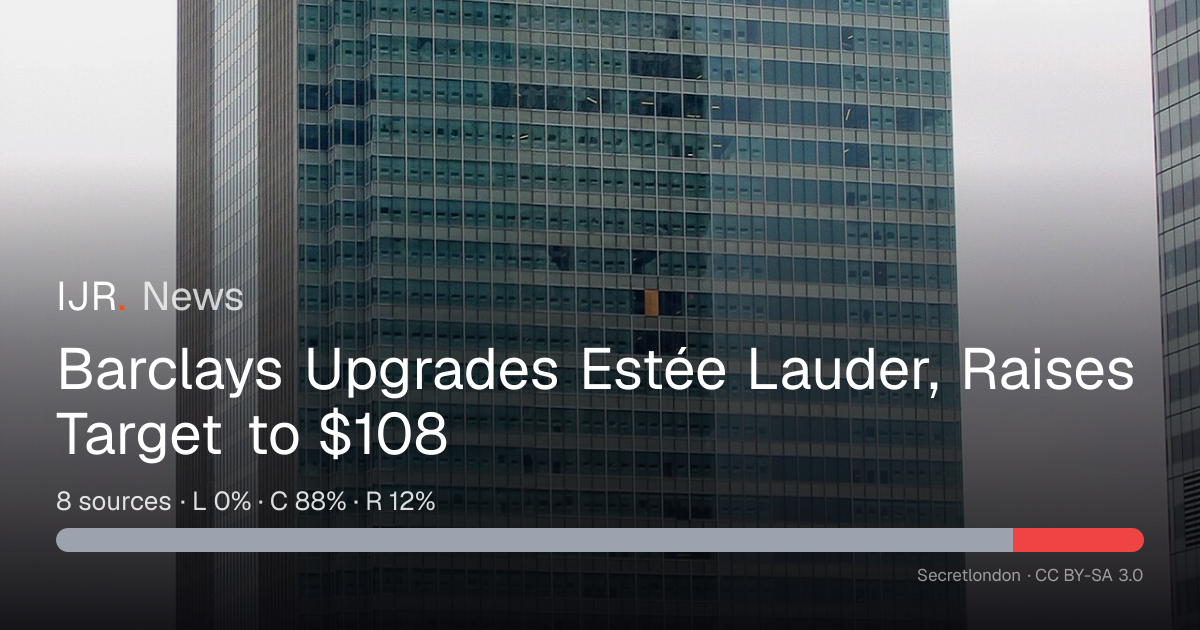 Barclays Upgrades Estée Lauder, Raises Target to $108 — IJR News