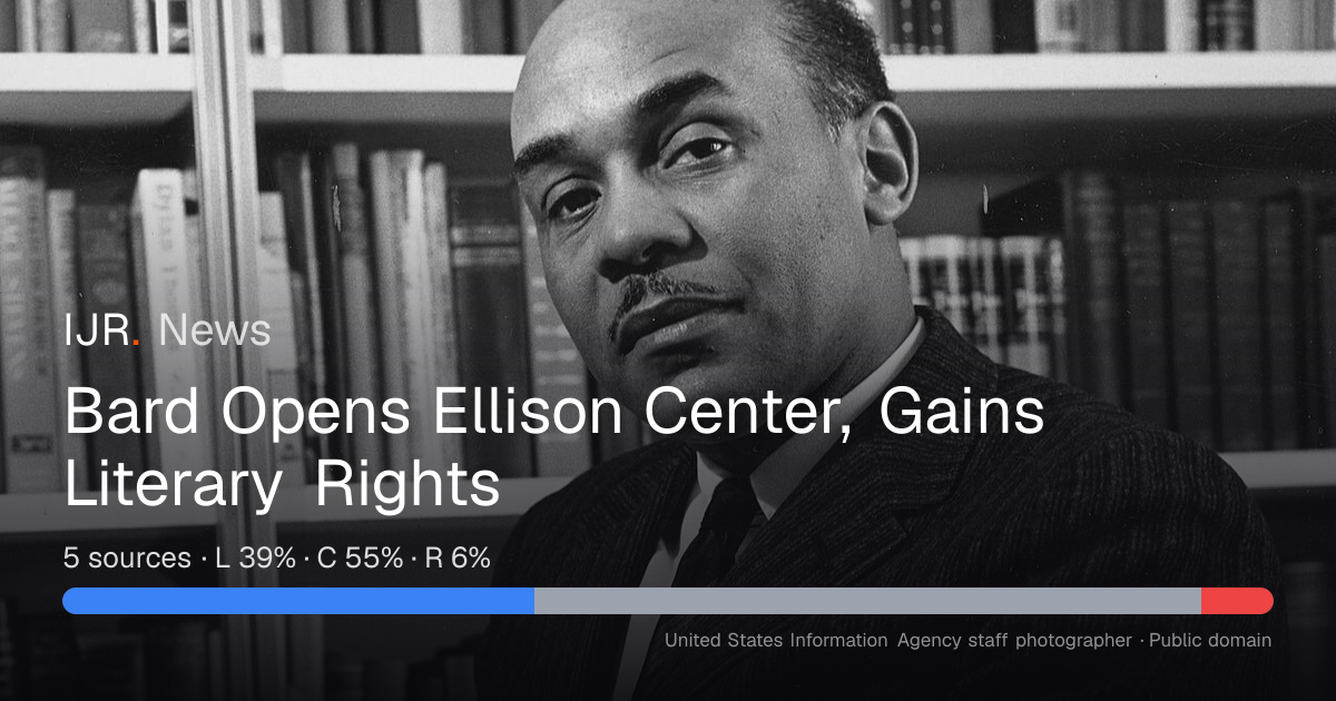 Bard Opens Ellison Center, Gains Literary Rights — IJR News