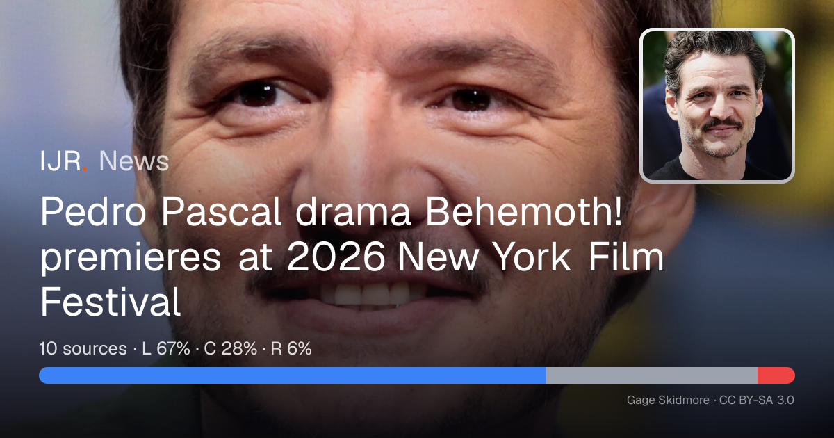 Pedro Pascal drama Behemoth! premieres at 2026 New York Film Festival ...