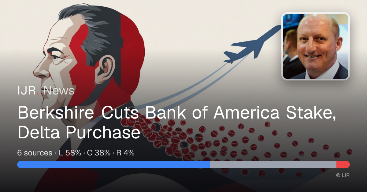 Berkshire Cuts Bank of America Stake, Delta Purchase — IJR News