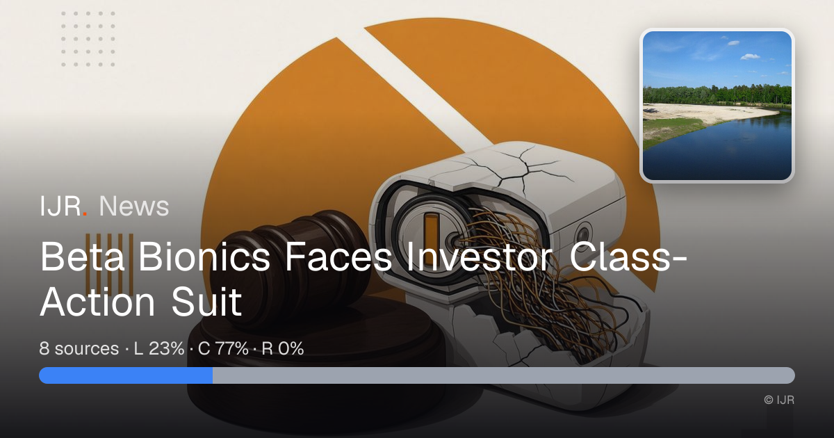Beta Bionics Faces Investor Class-Action Suit — IJR News