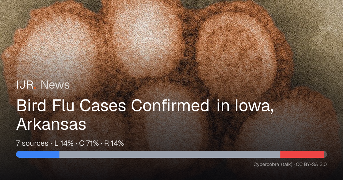 Bird Flu Cases Confirmed in Iowa, Arkansas — IJR News