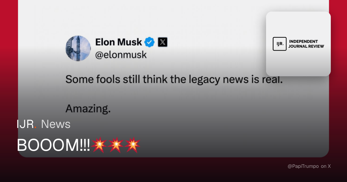 BOOOM!!!💥💥💥 — IJR News
