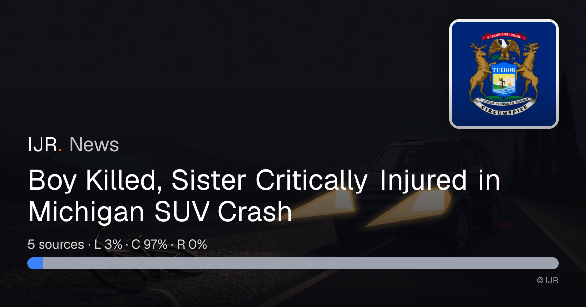 boy-killed-sister-critically-injured-in-michigan-suv-crash-ijr-news