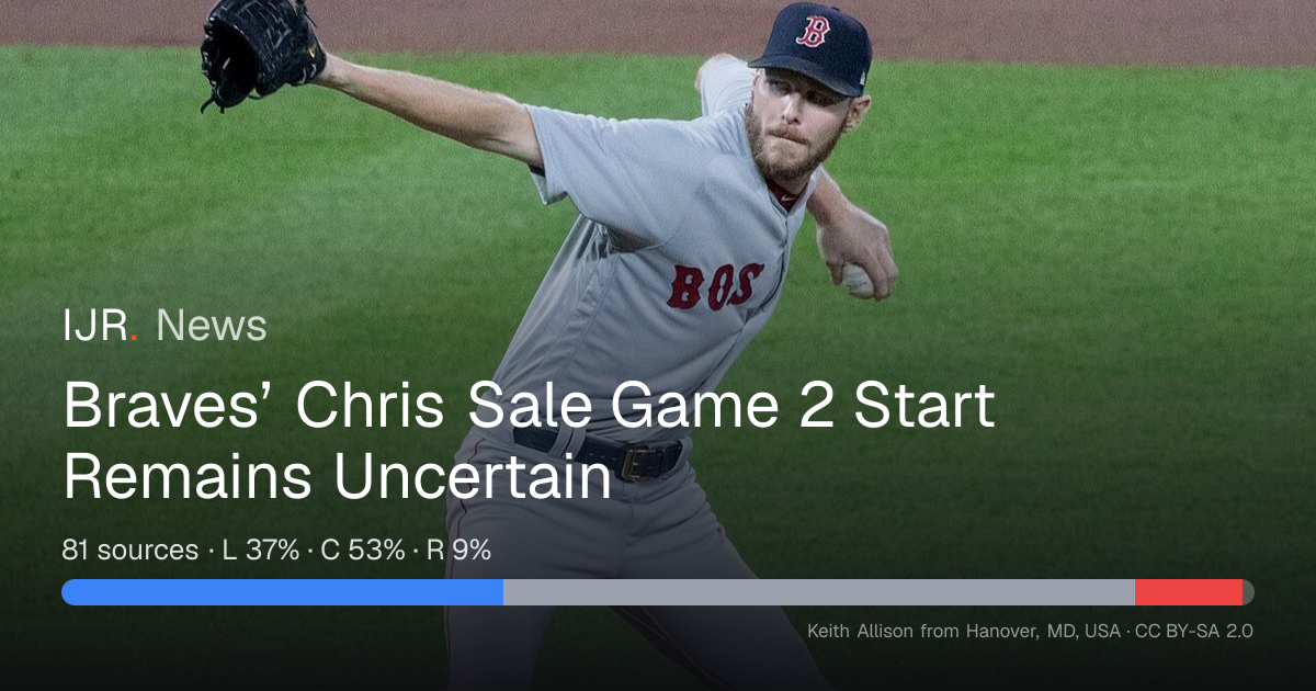 Braves’ Chris Sale Game 2 Start Remains Uncertain — IJR News