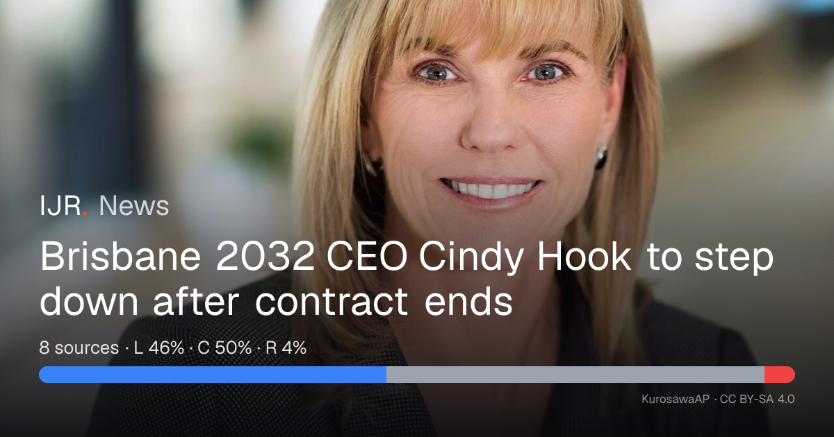 Brisbane 2032 CEO Cindy Hook to step down after contract ends — IJR News